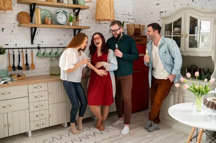 Casal De Tiro Completo Anunciando Gravidez 23 2150296827